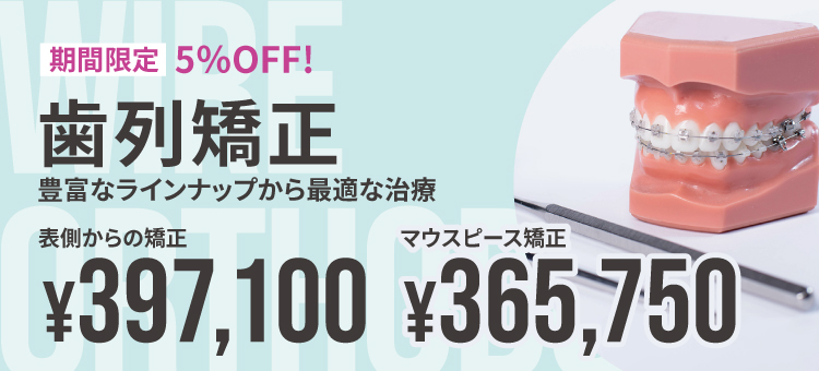 期間限定5%off